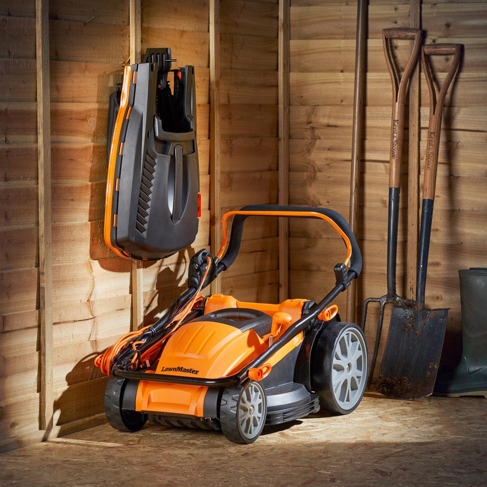 LawnMaster MEB1840M COMBO 1800W Hand Propelled 40cm Rotary Electric Lawn Mower with Line Trimmer Image 9