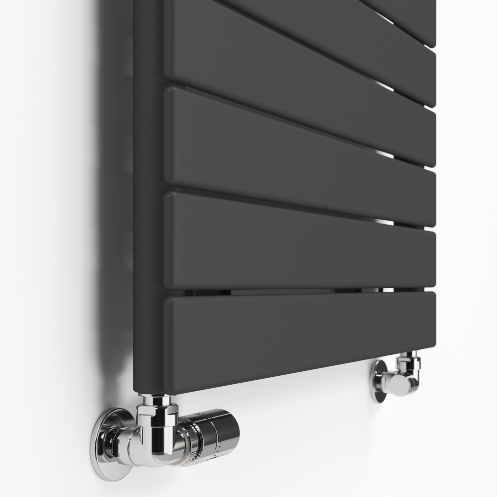 Terma Forte 2425 BTU Metallic Grey Single Panel Radiator 600 x 1032mm Image 7