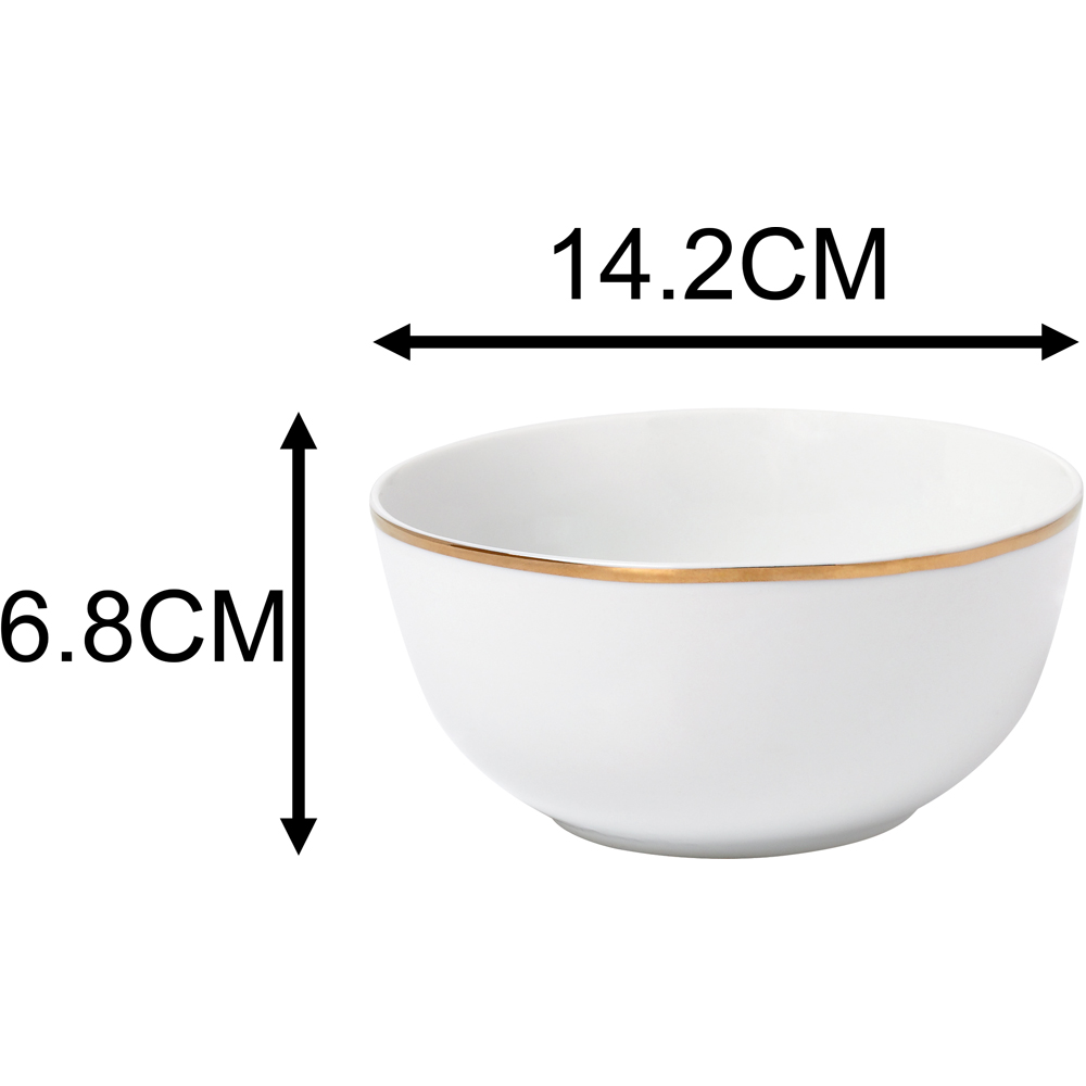 Waterside Gold Line Porcelain 12 Piece Dinner Set Image 5