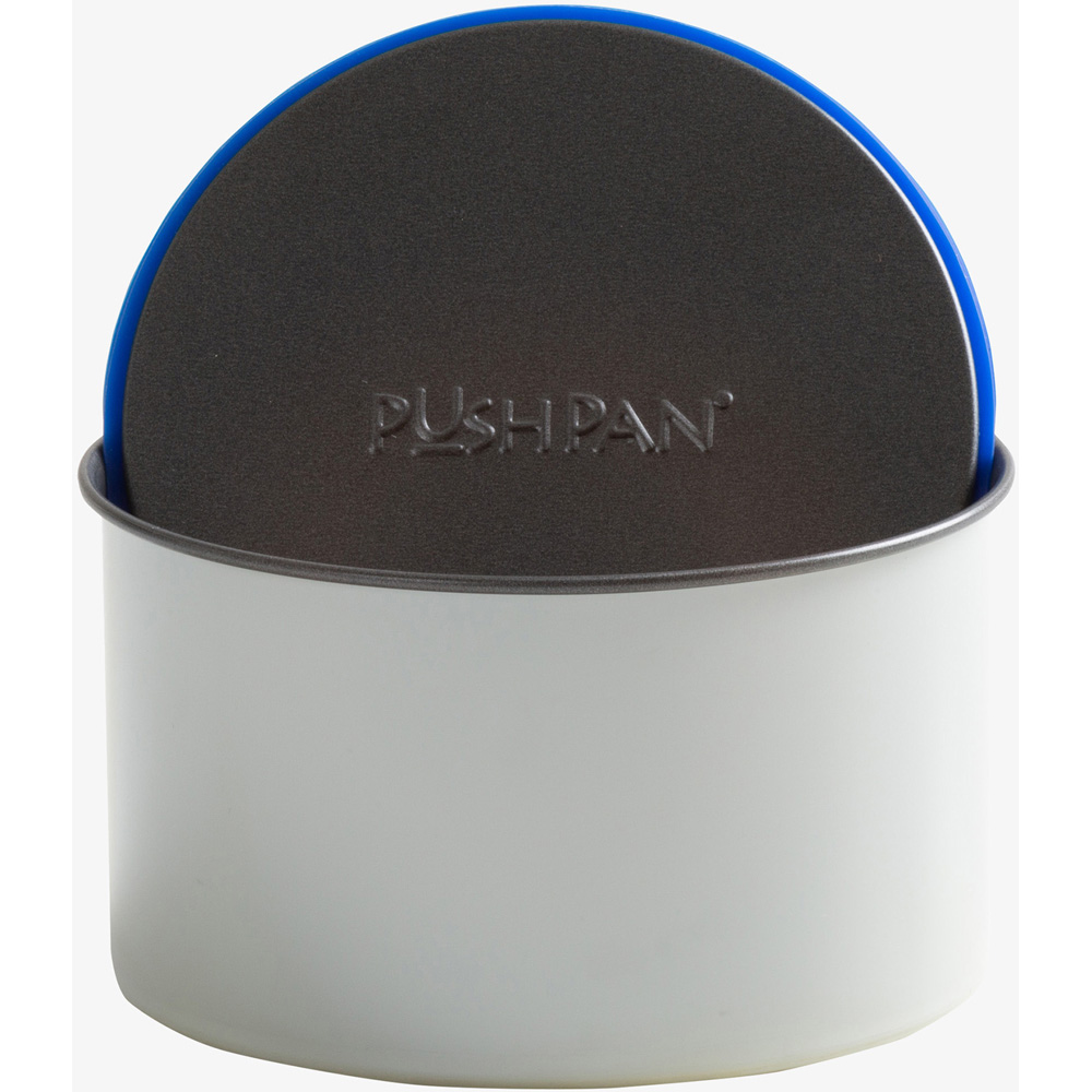 Wham PushPan 15cm Light Grey and Pewter Deep Tin Image 3