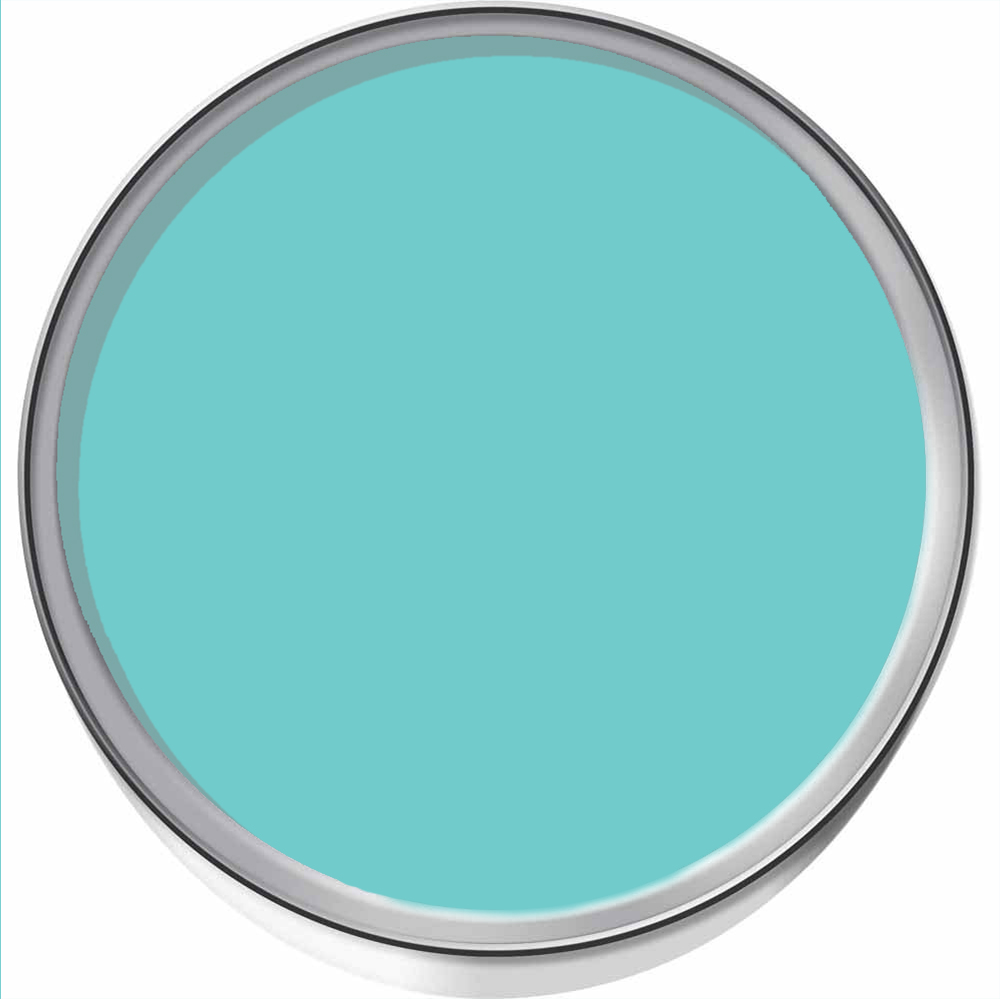 Hemway Peppermint Blue Furniture and Walls Matt Chalk Paint 1L Image 3