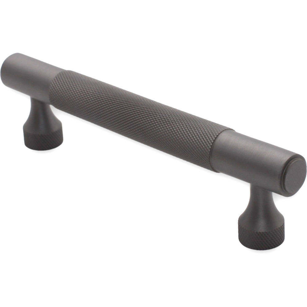 Spira Brass Gunmetal Grey Knurled Bar Handle 160mm Image 3