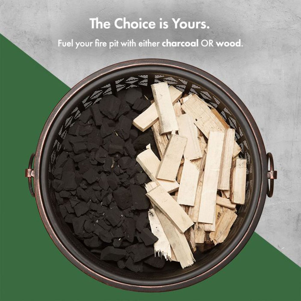 VonHaus Geo Fire Pit Image 7