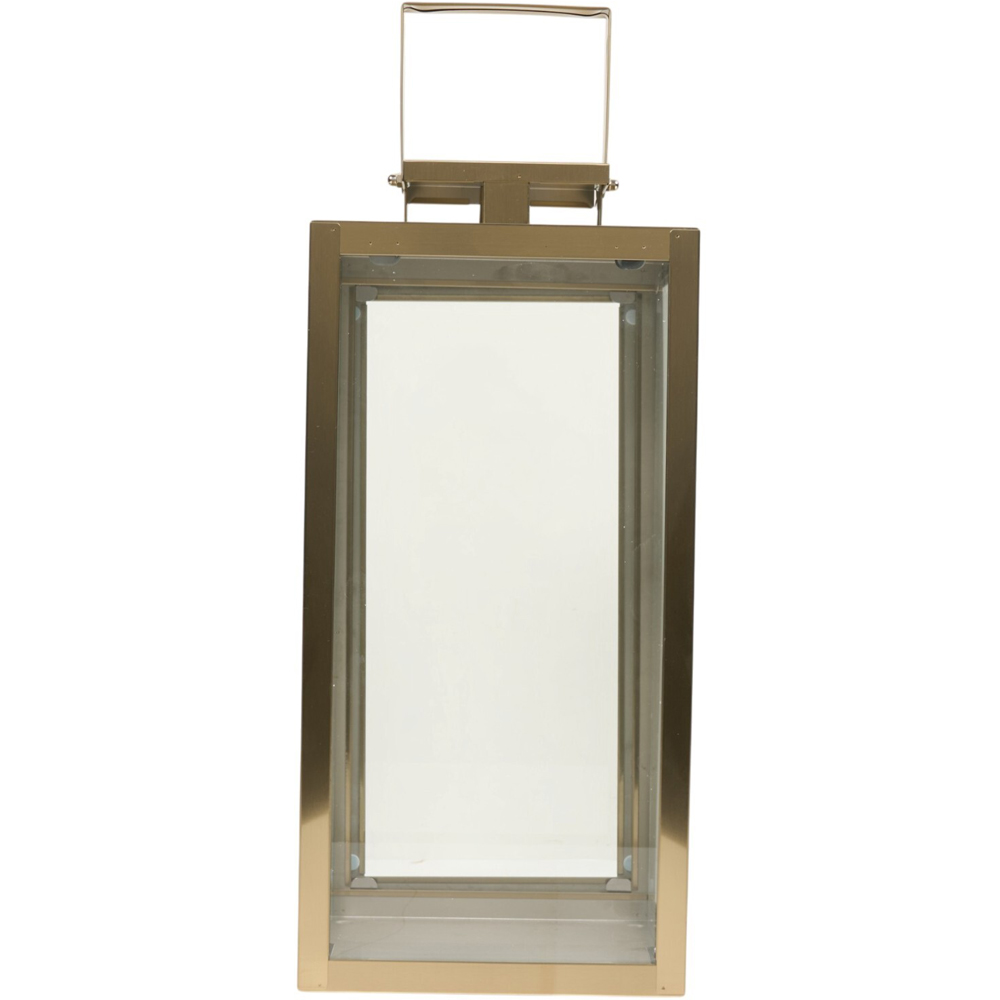 Glass Steel Lantern Gold Image 4