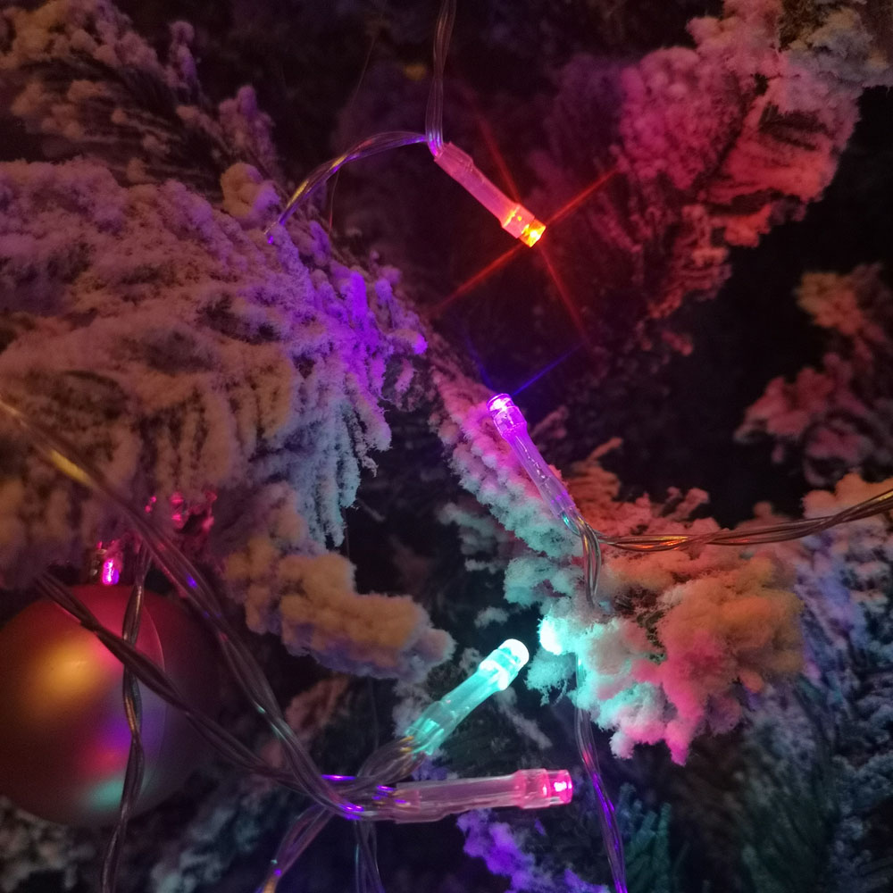 Premier TimeLights 50 Rainbow LED Multi-Function Christmas String Light 5m Image 5