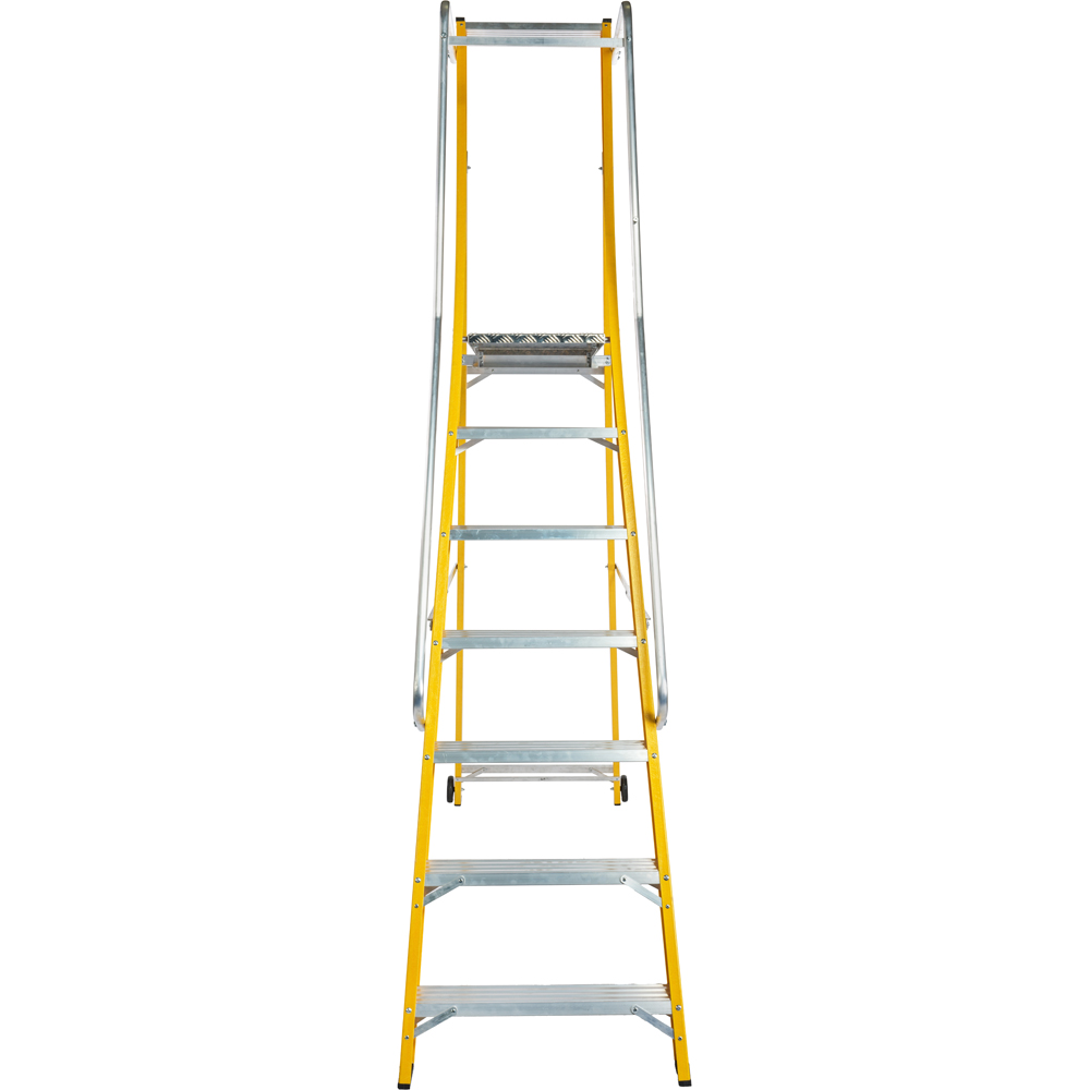 Lyte Ladders and Towers MagnaStep 7 Tread Glassfibre Widesteps Ladder Image 2