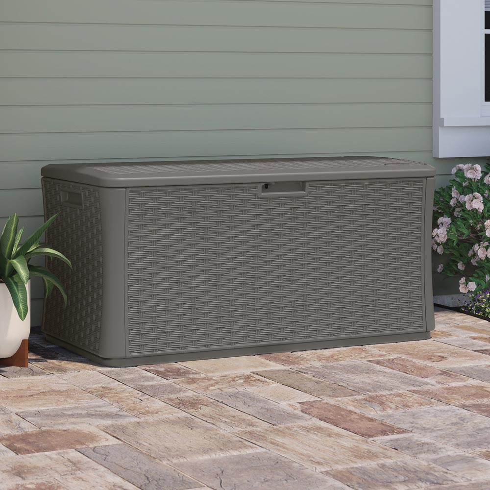 Suncast Oregon 507L Stone Grey Storage Box Image 2
