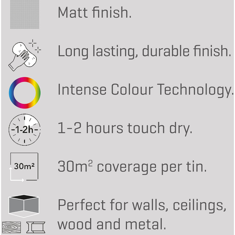 Johnstone's MY Colour Luxurious Durable Matt Paint Enchanting Eggplant Image 7