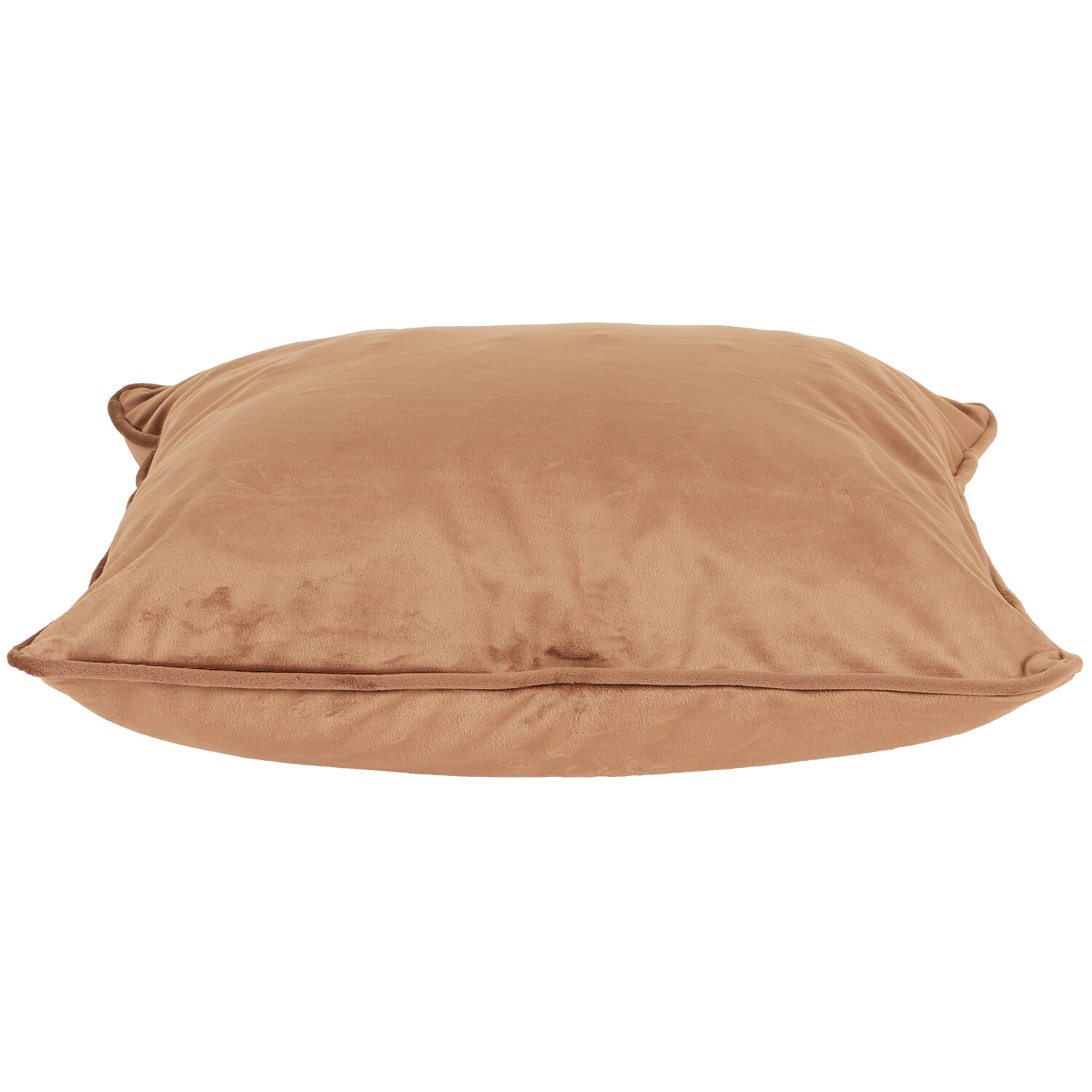 Matte Velvet Square Cushion - Mocha Image 3