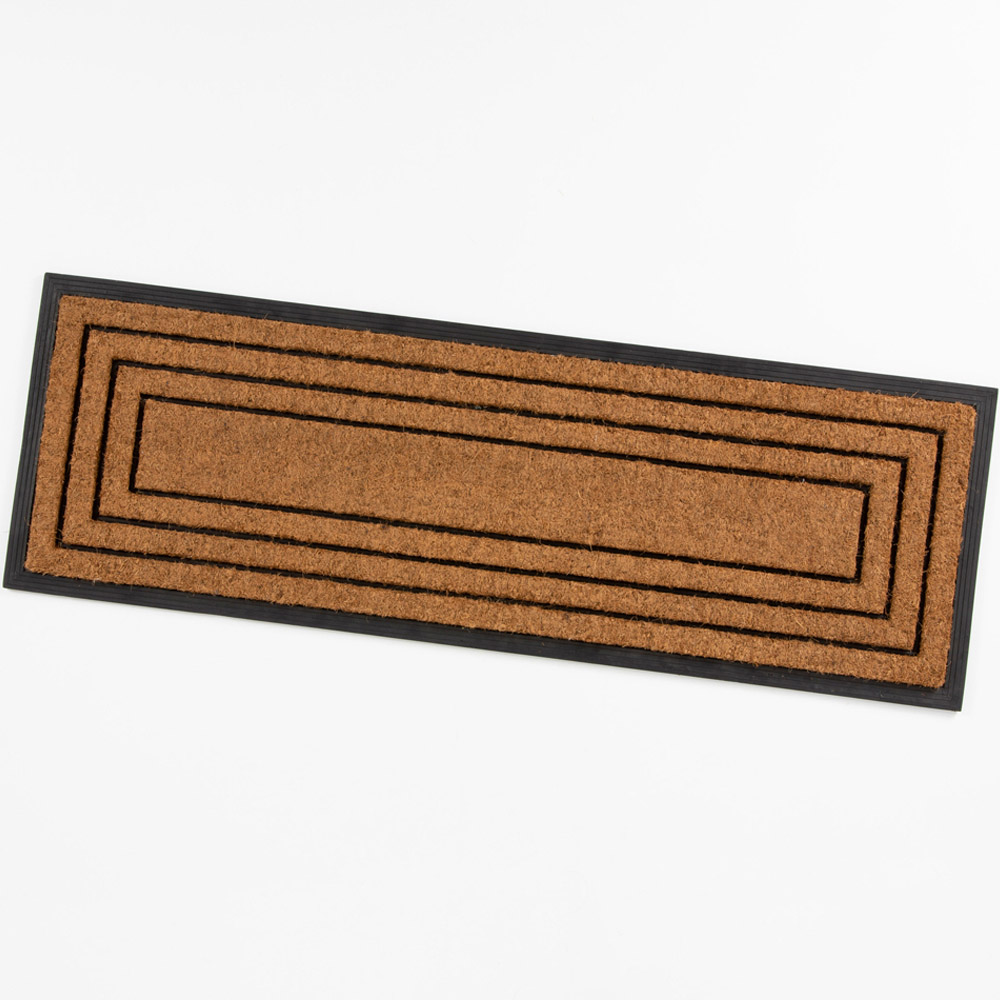 Eselle Chadderton Border Natural Coir Door Mat 40 x 120cm Image 3