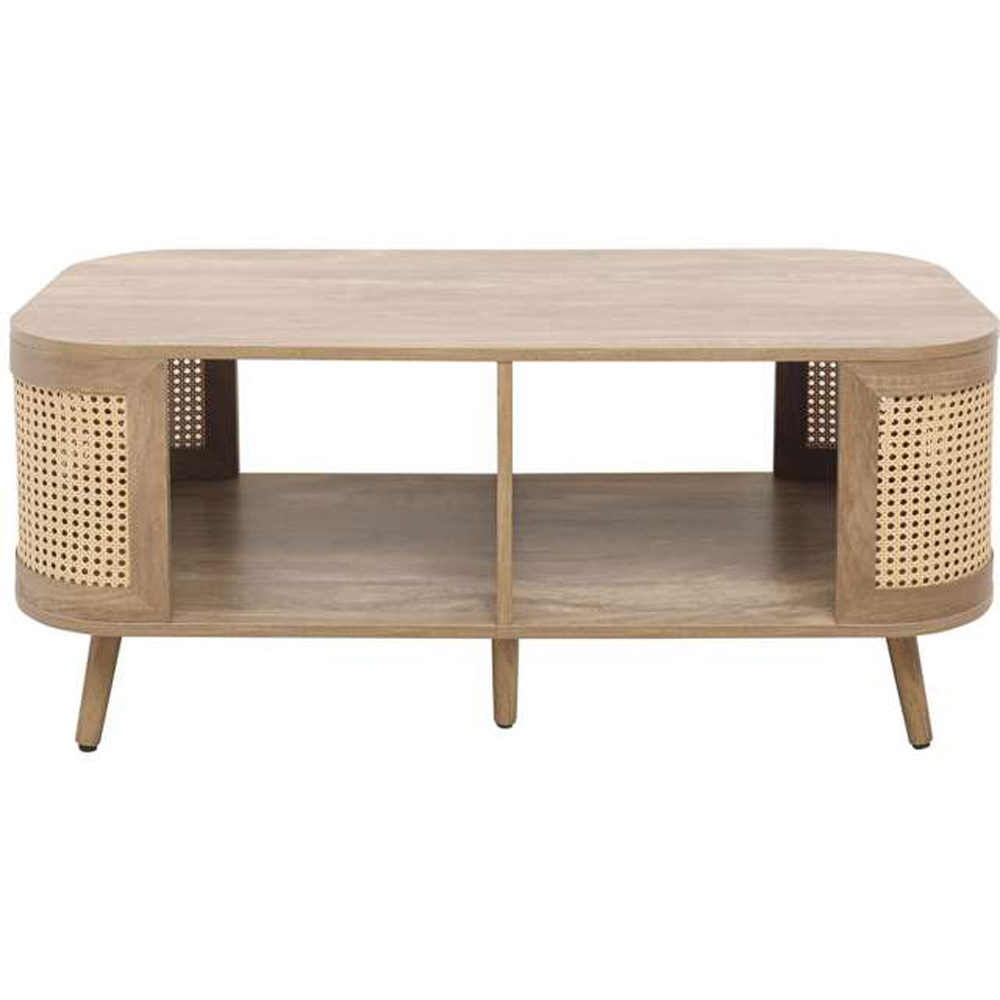 Birlea Noah 2 Shelf Rattan Effect Coffee Table Image 2