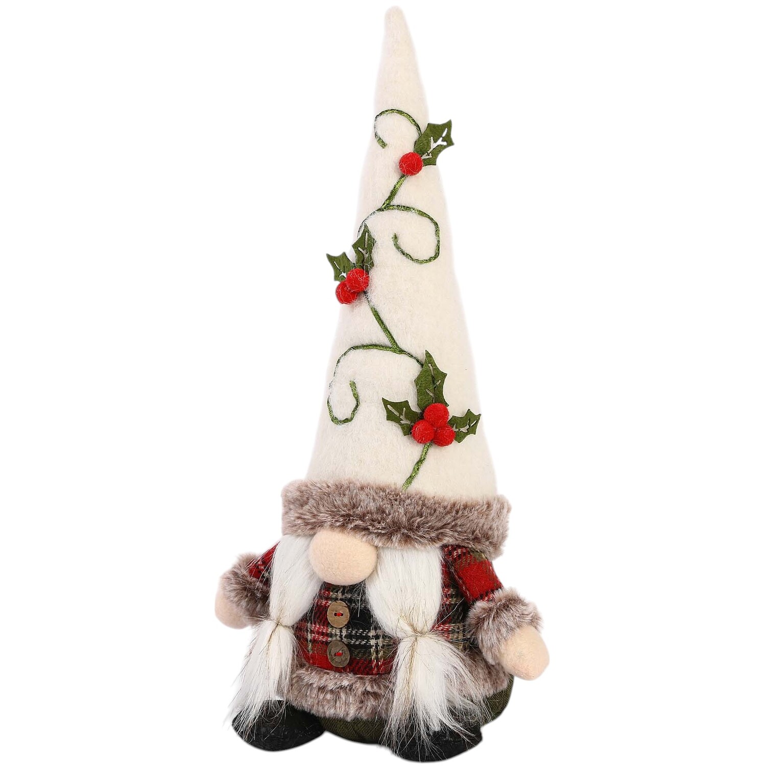 Winter Chalet Gonk Ornament Cream Image 4
