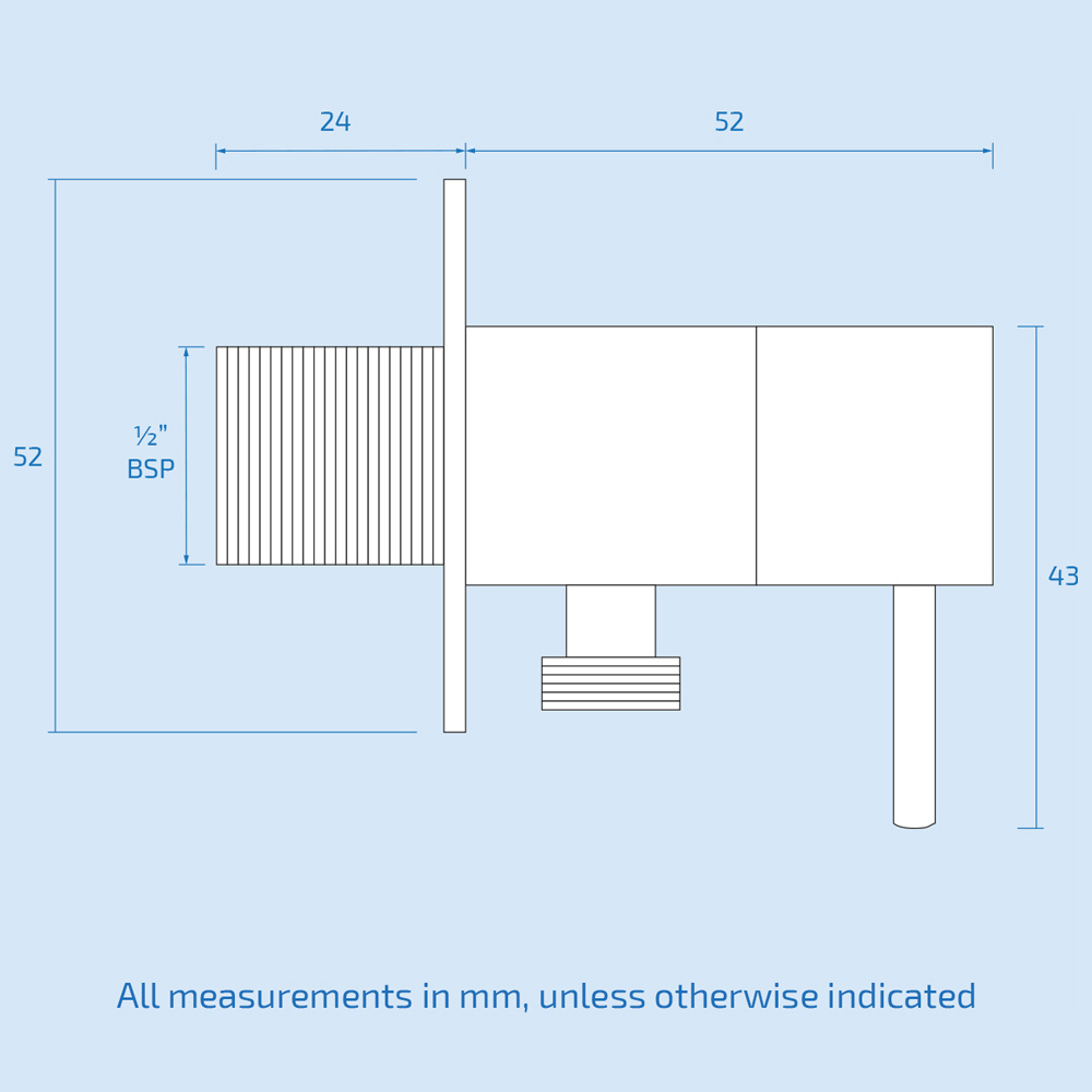 Nes Home Matte Black Round Bidet Douche Shower Spray Kit with Shut Off Valve Image 3