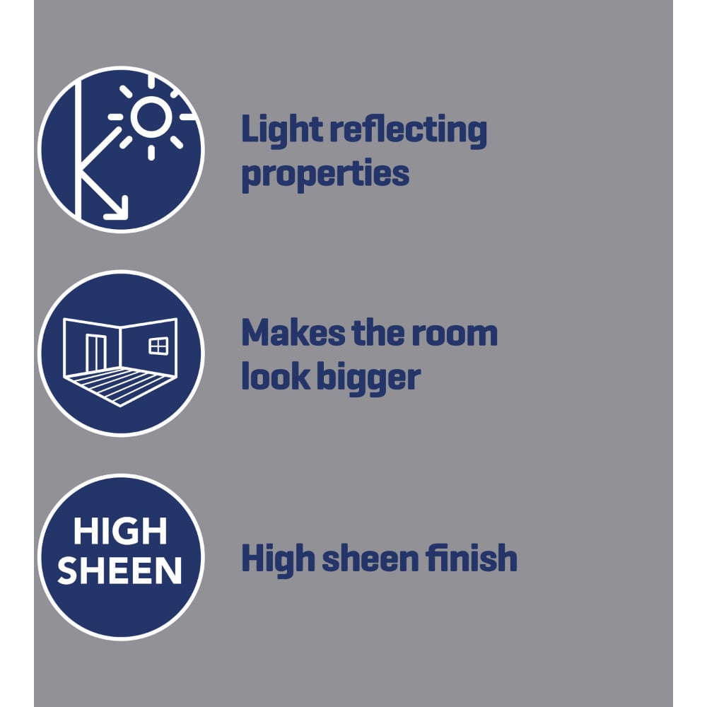 Johnstone's Walls & Ceilings Moonlit Sky Silk Emulsion Paint 2.5L Image 5