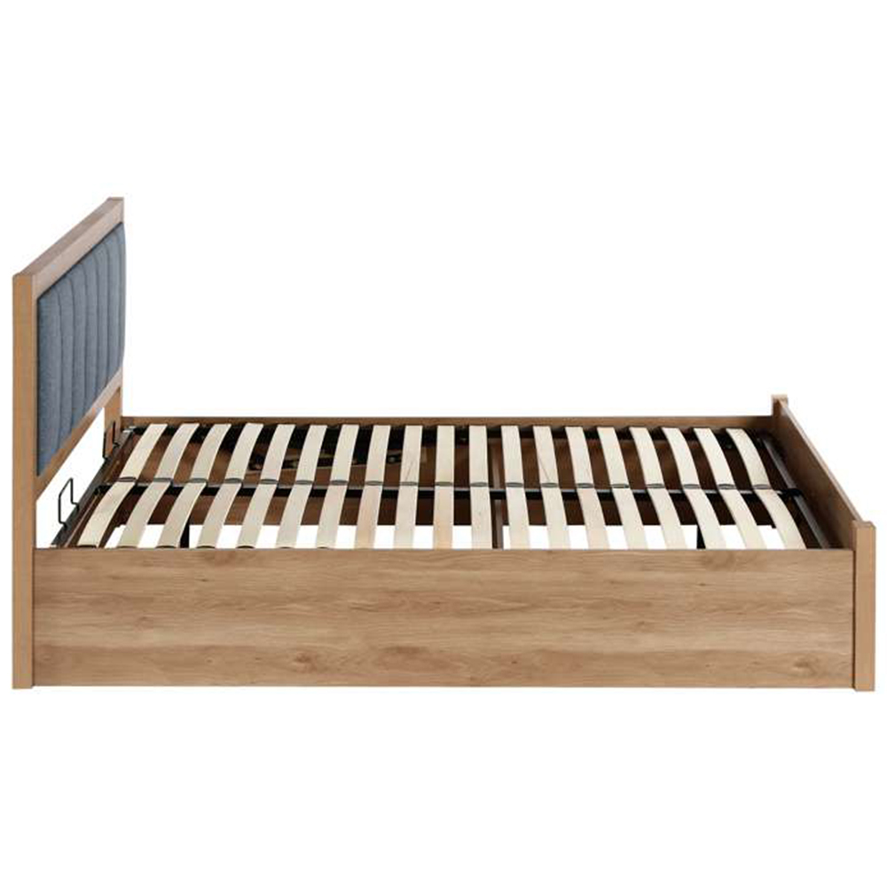 Birlea Belmont King Size Grey Upholstered Ottoman Bed Image 4