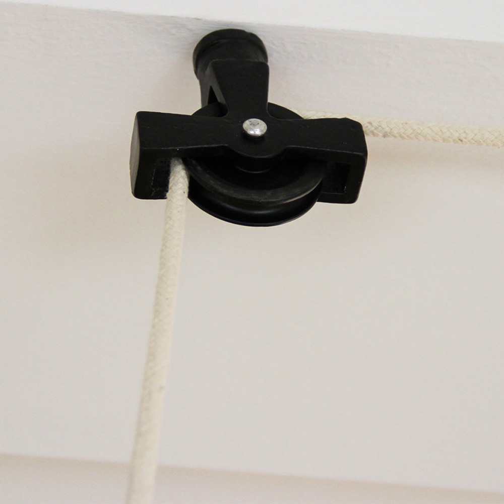 Monster Shop Black 6 Lath Clothes Airer 2.4m Image 5