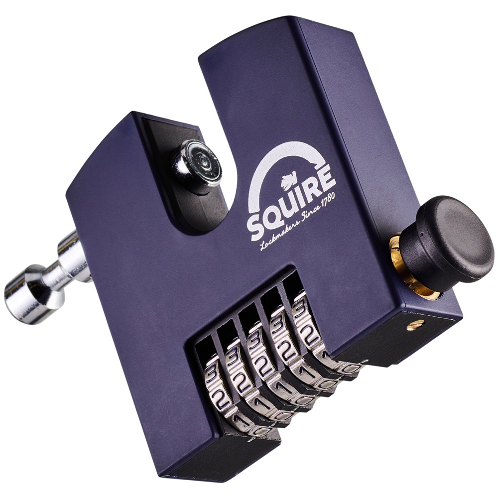 Squire 75mm 5 Wheel Combination Block Padlock Image 3