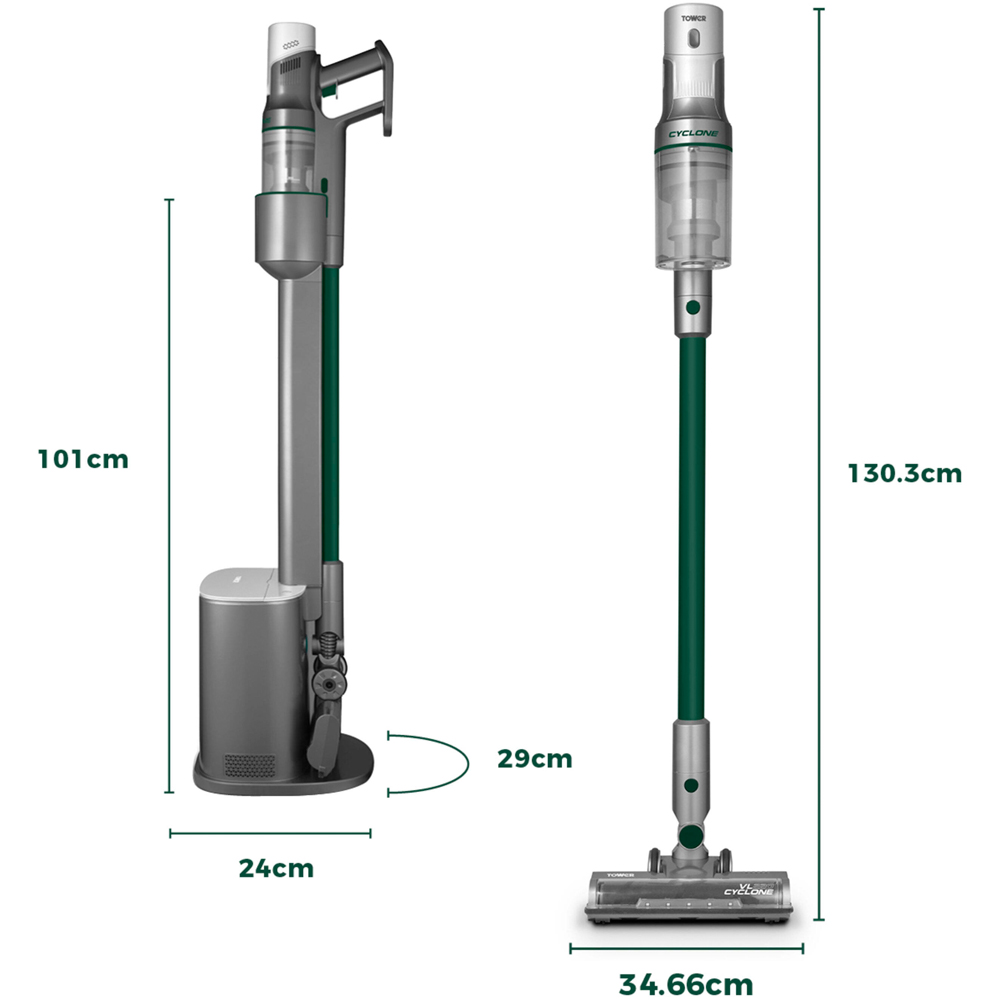 Tower VL220 Cyclone Dust Master Vacuum Station 25.9V Image 9