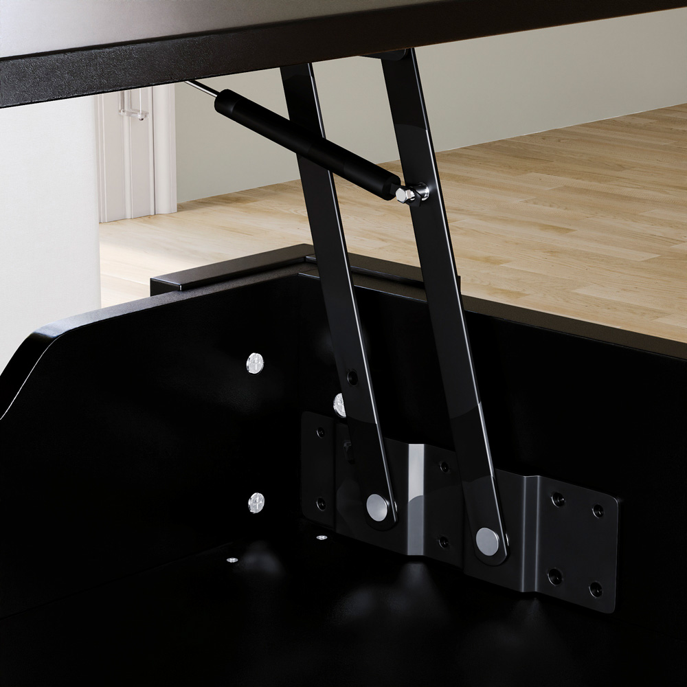 Vida Designs Black Lift Up Coffee Table Image 7