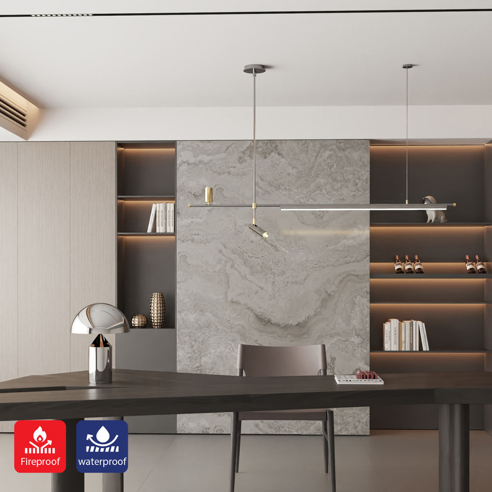 Britwall Grey Marble SPC Wall Panel 1220 x 2440 x 4mm Image 3