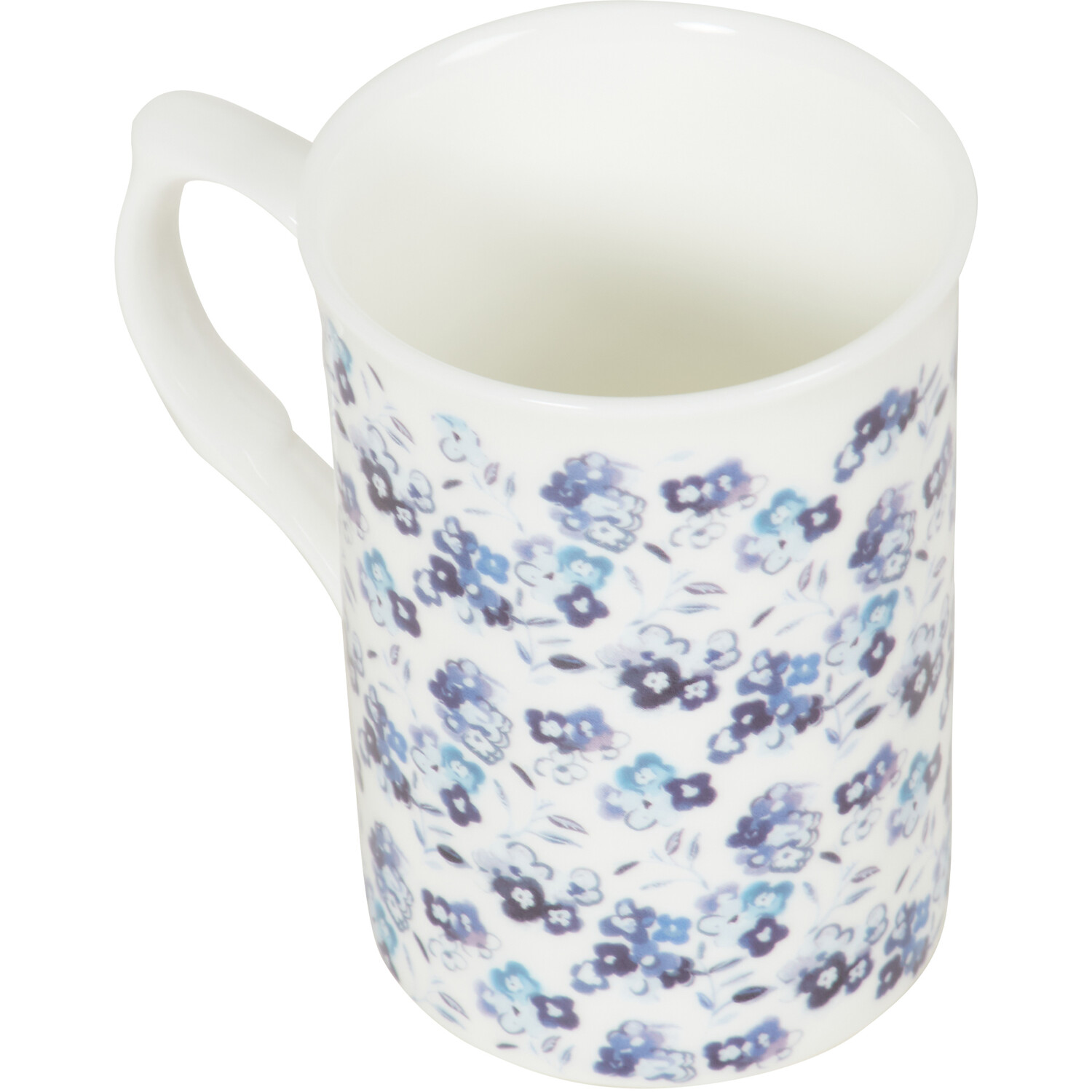 Buxton Forget Me Not Mug - White and Blue Image 4