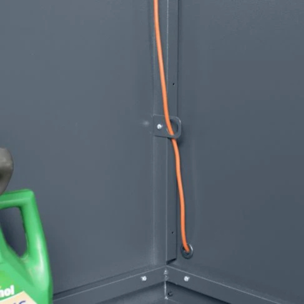 Asgard Access E Plus 8 x 4ft Double Door Grey Garden Shed Image 6