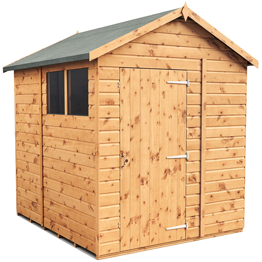 Empire Sheds 6 x 6ft Tongue and Groove Wooden Apex Garden Shed Image 1