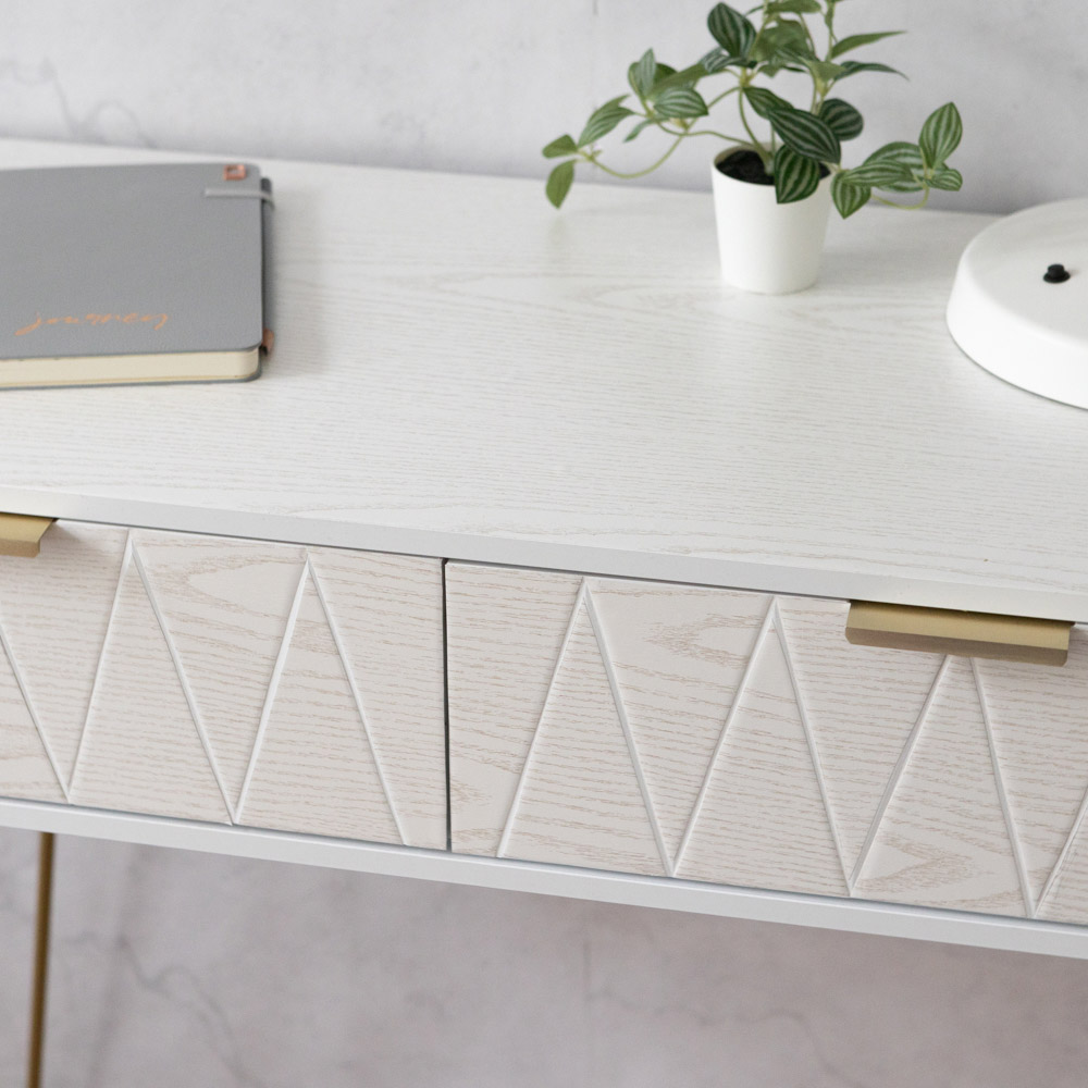 d-c-fix Pearlwood White Sticky Back Plastic Vinyl Wrap Film 67.5cm x 10m Image 4