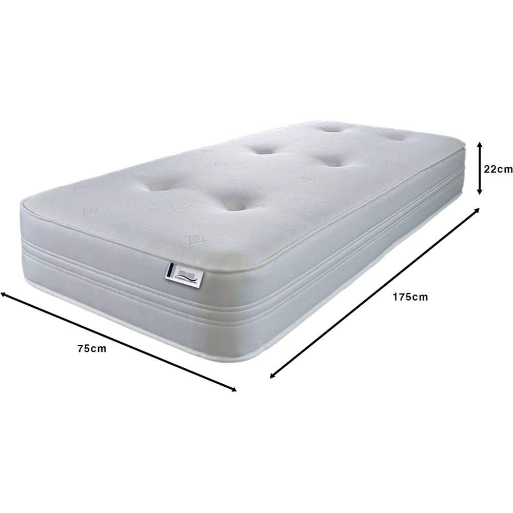 Extreme Comfort Shorty Hybrid Tufted Memory Foam and Pinna Coil Spring Mattress Image 4