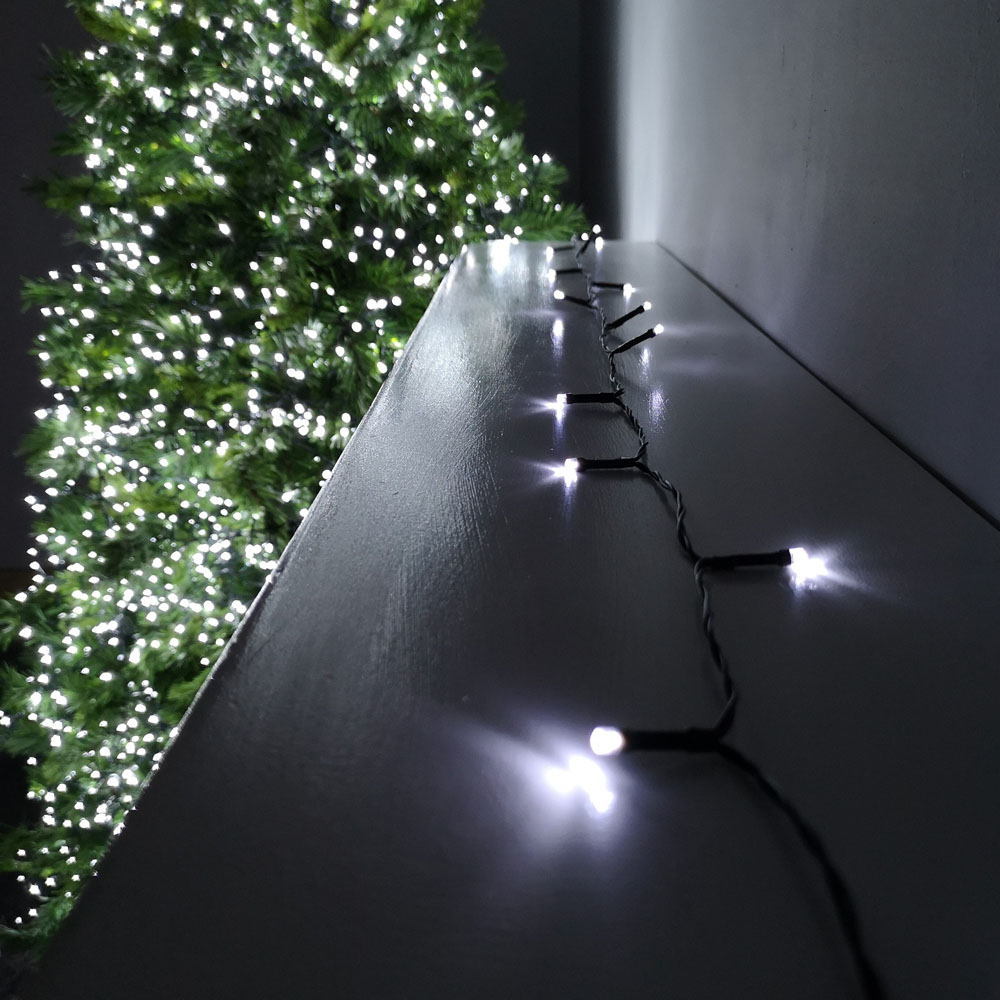 Premier TimeLights 600 Cool White LED Multi-Function Christmas String Light 60m Image 2