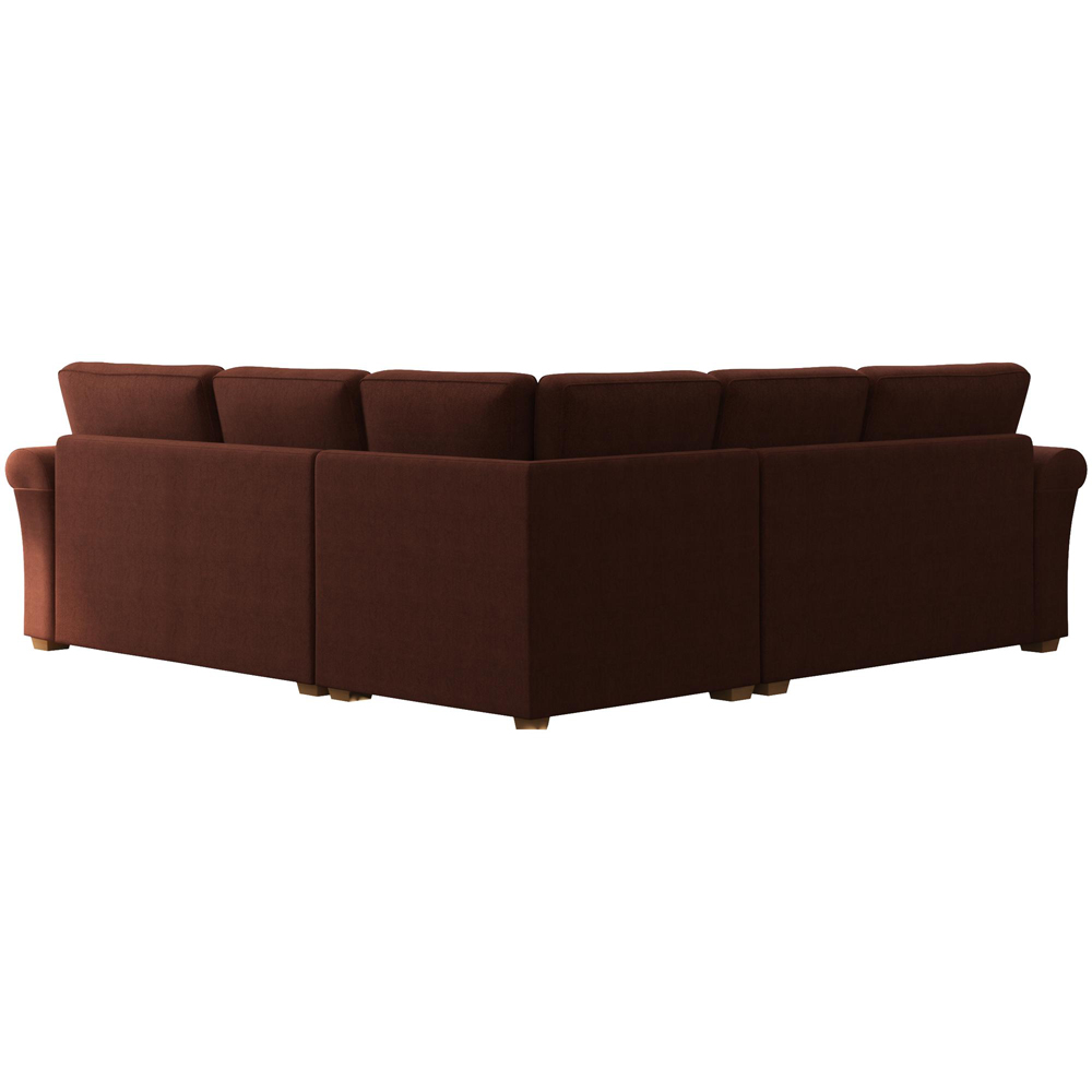 Castleacre 4 Seater Venice Brick Fixed Back Corner Sofa Image 4