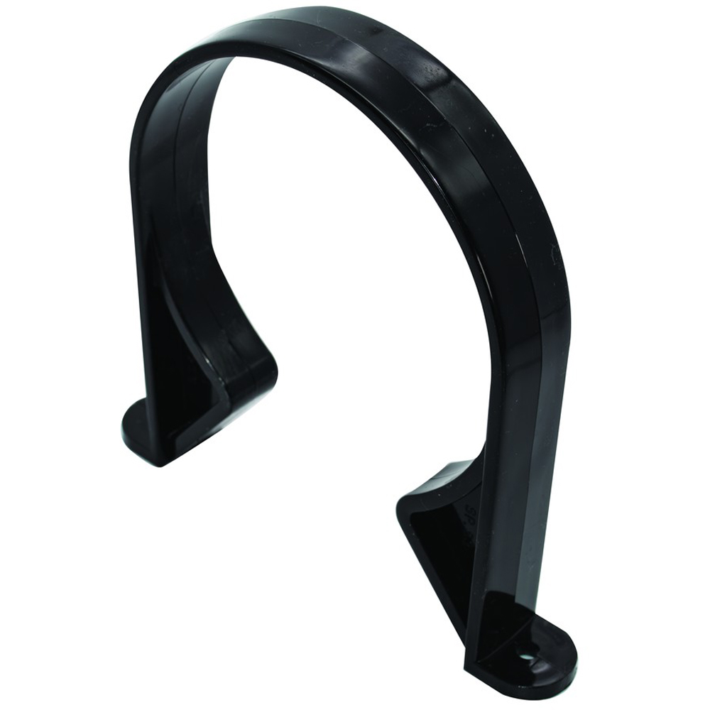 FloPlast Ring Seal Soil Pipe Socket Clip Black 110mm Image 3