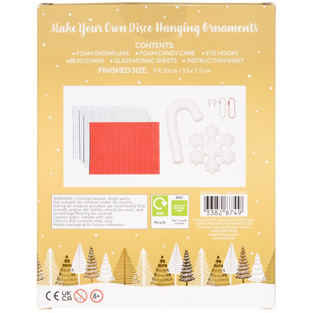Make Your Own Disco Hanging Ornaments Kit Image 2