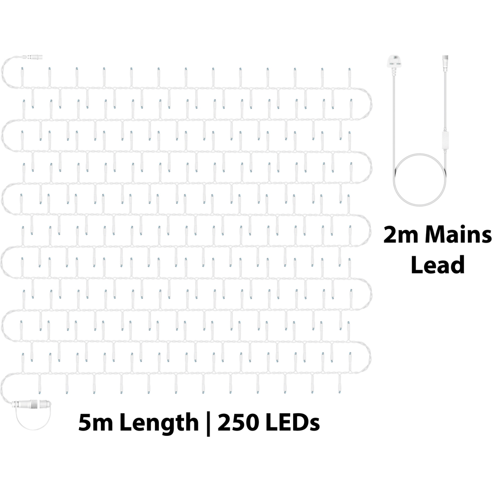 Eagle Connect 250 RGB LED White Cluster Light 5m Image 7