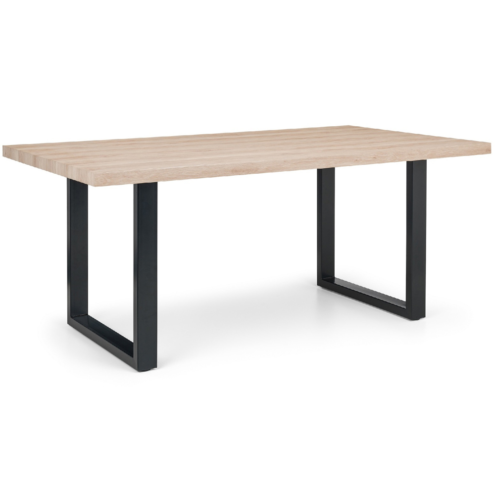 Julian Bowen Berwick 6 Seater Rectangular Dining Set Blue Image 4