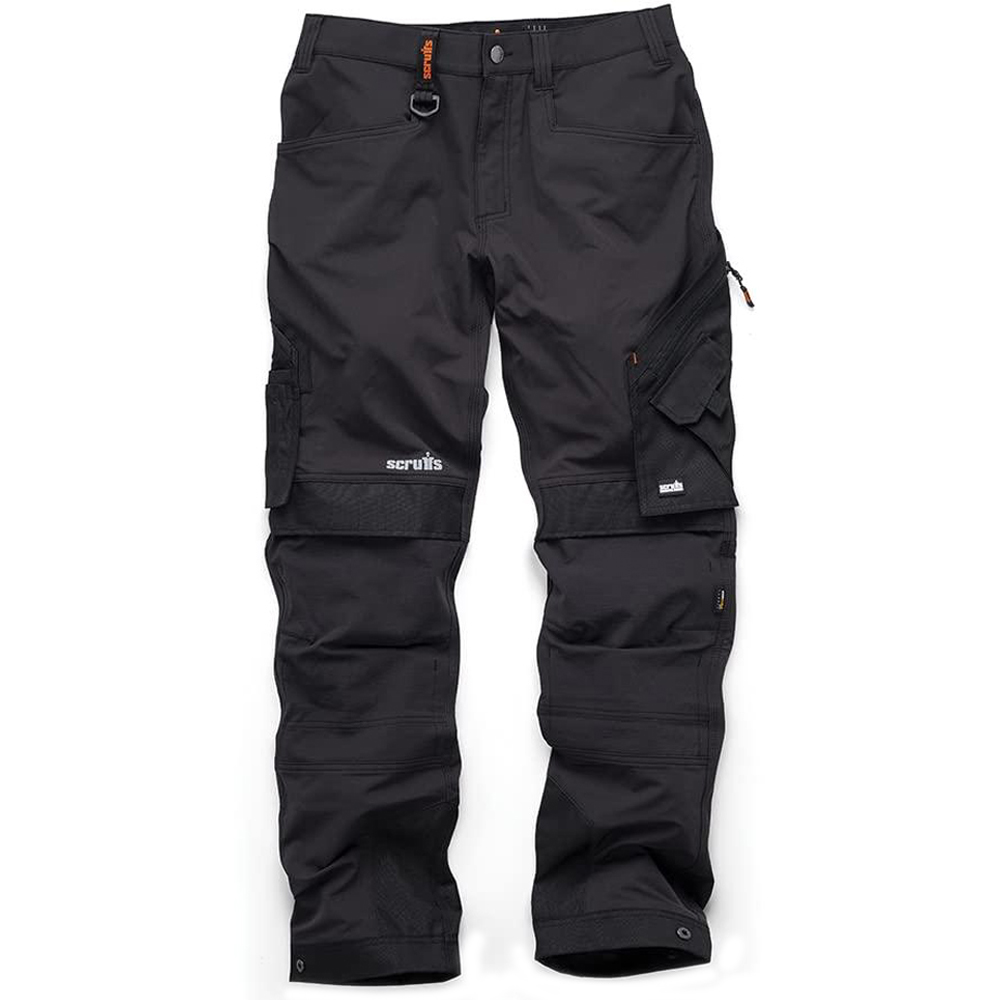 Scruffs Pro Flex Plus Trouser 32L Black Image 1