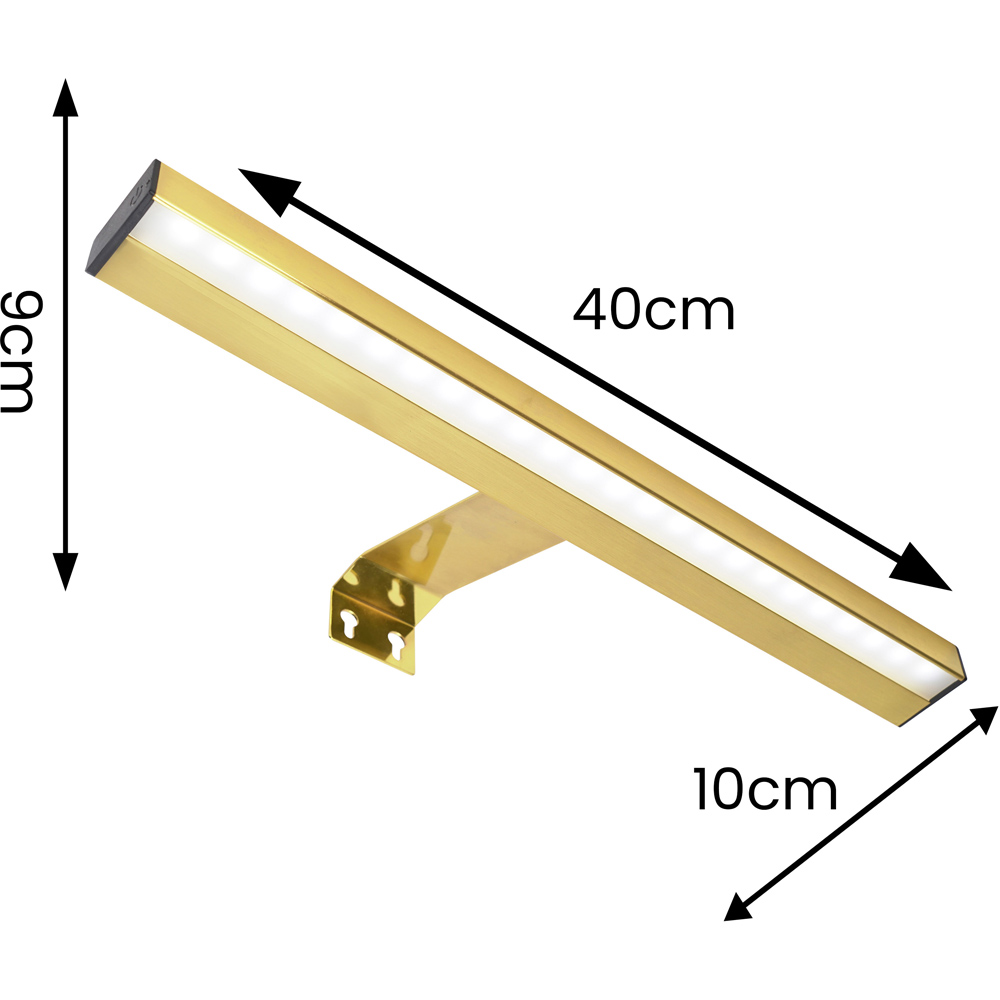 ValueLights Ryle Gold Rechargeable Easy Fit Wall Light Image 9