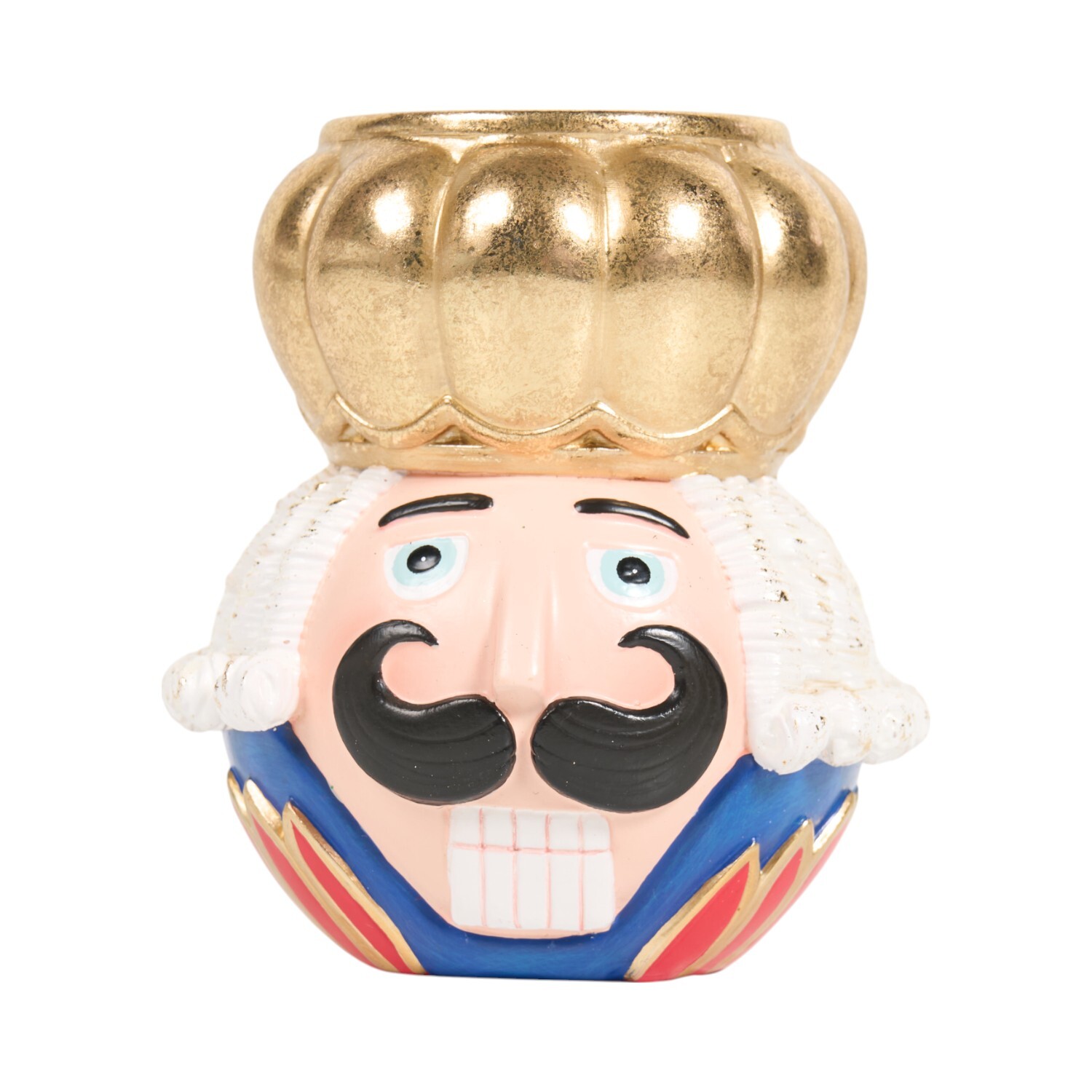 Set of 3 Nutcracker Tealight Holders Multicolour Image 6