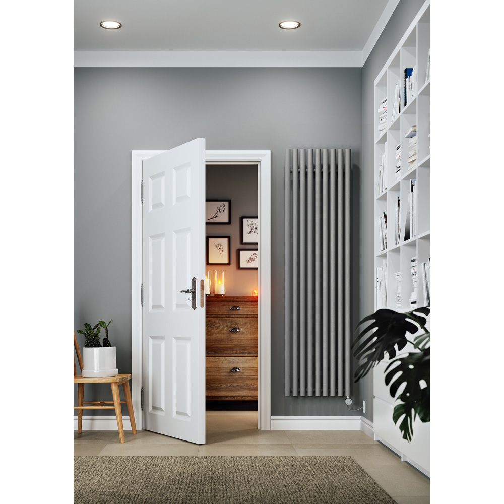 Terma Rolo Room Salt n Pepper Electric Radiator Bluetooth 1000W 1800 x 480mm Image 2