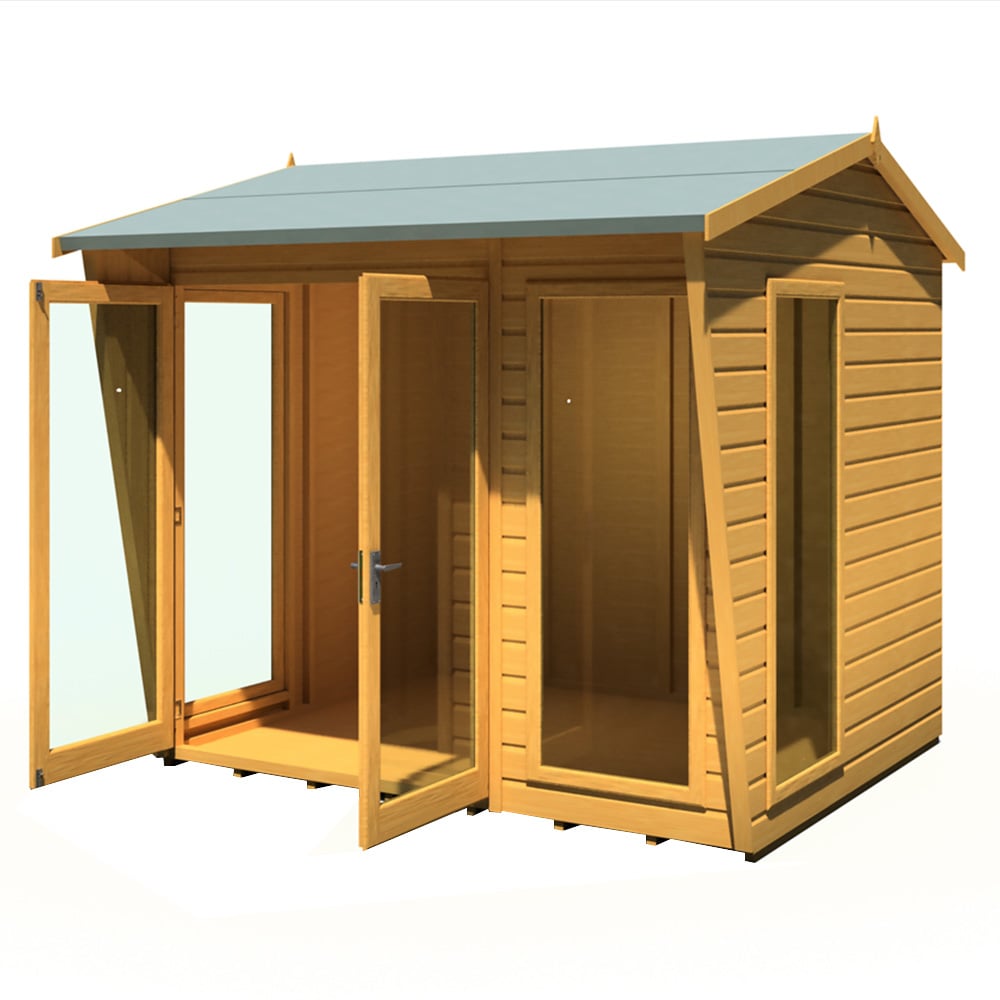 Shire Burghclere 8 x 6ft Double Door Contemporary Summerhouse Image 2