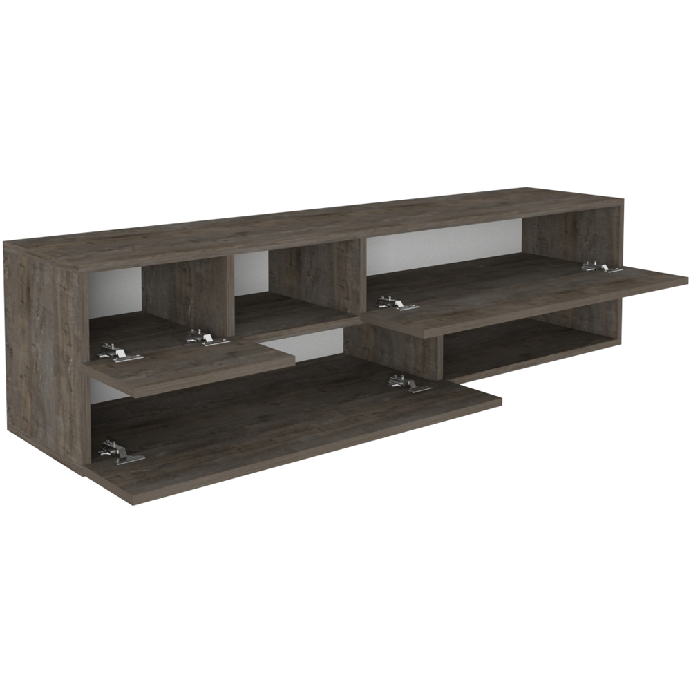 Decorotika Sunny 3 Door 2 Shelf Wenge TV Unit Image 3