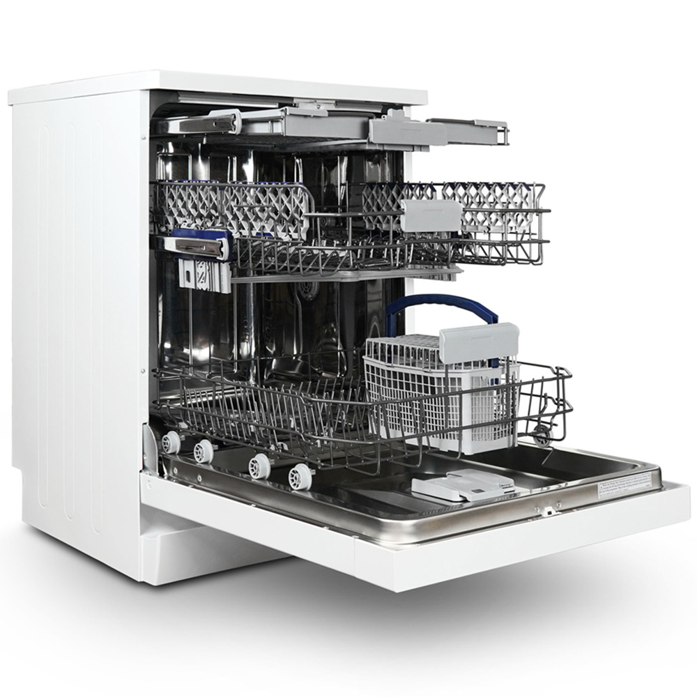 Montpellier MDWC1496W 60cm White Freestanding Dishwasher Image 4