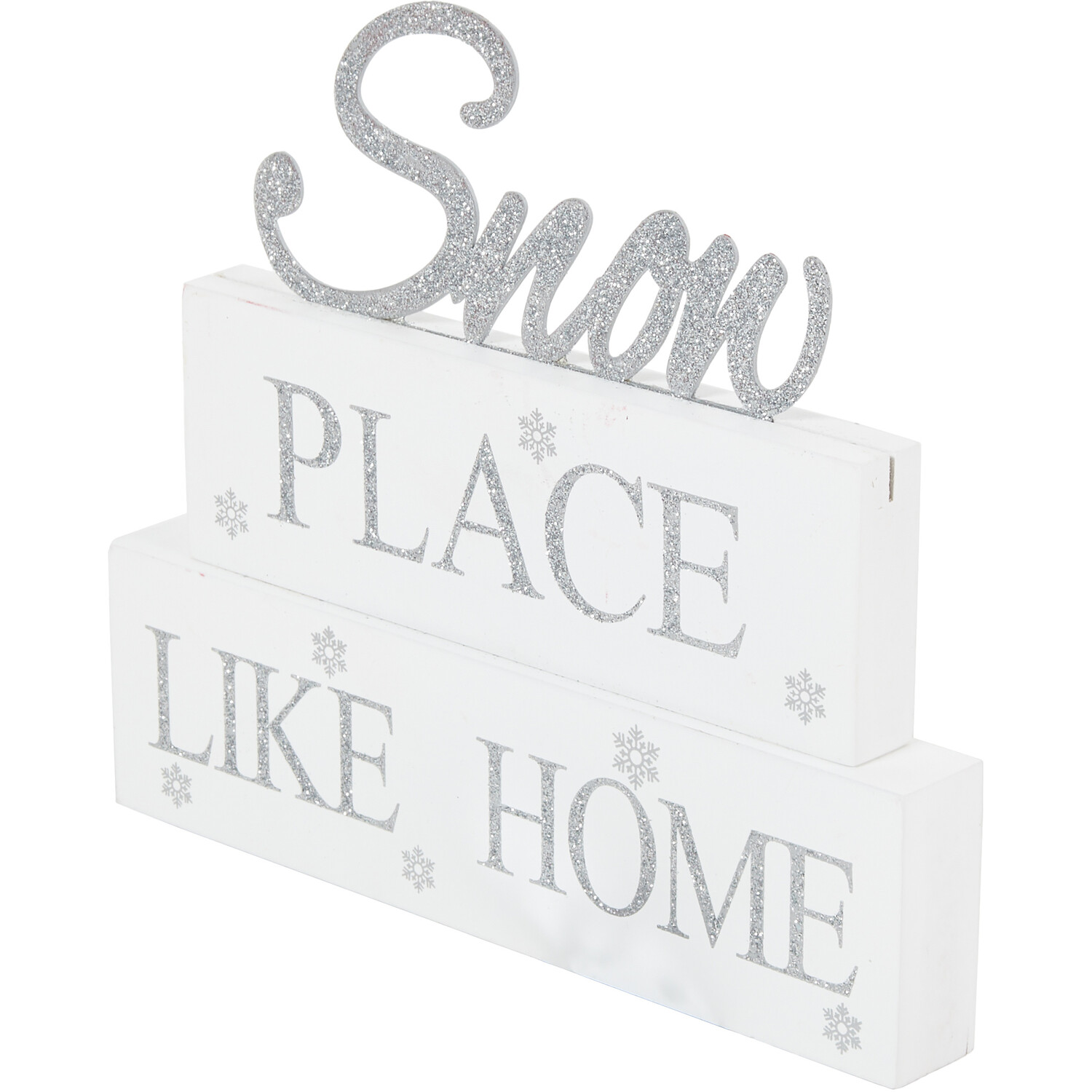 Snow Place Like Home Decoration - Silver Image 2