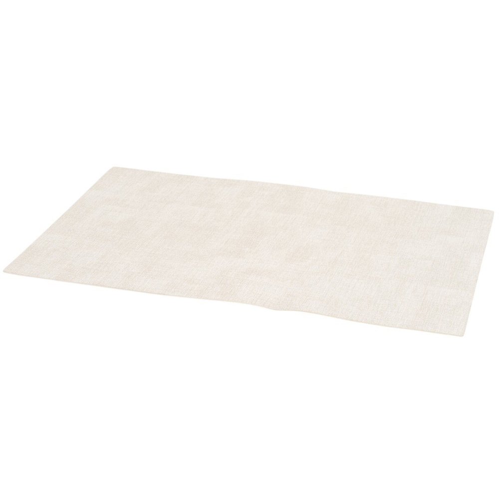 Pack of 2 Faux Leather Placemats Cream Image 3