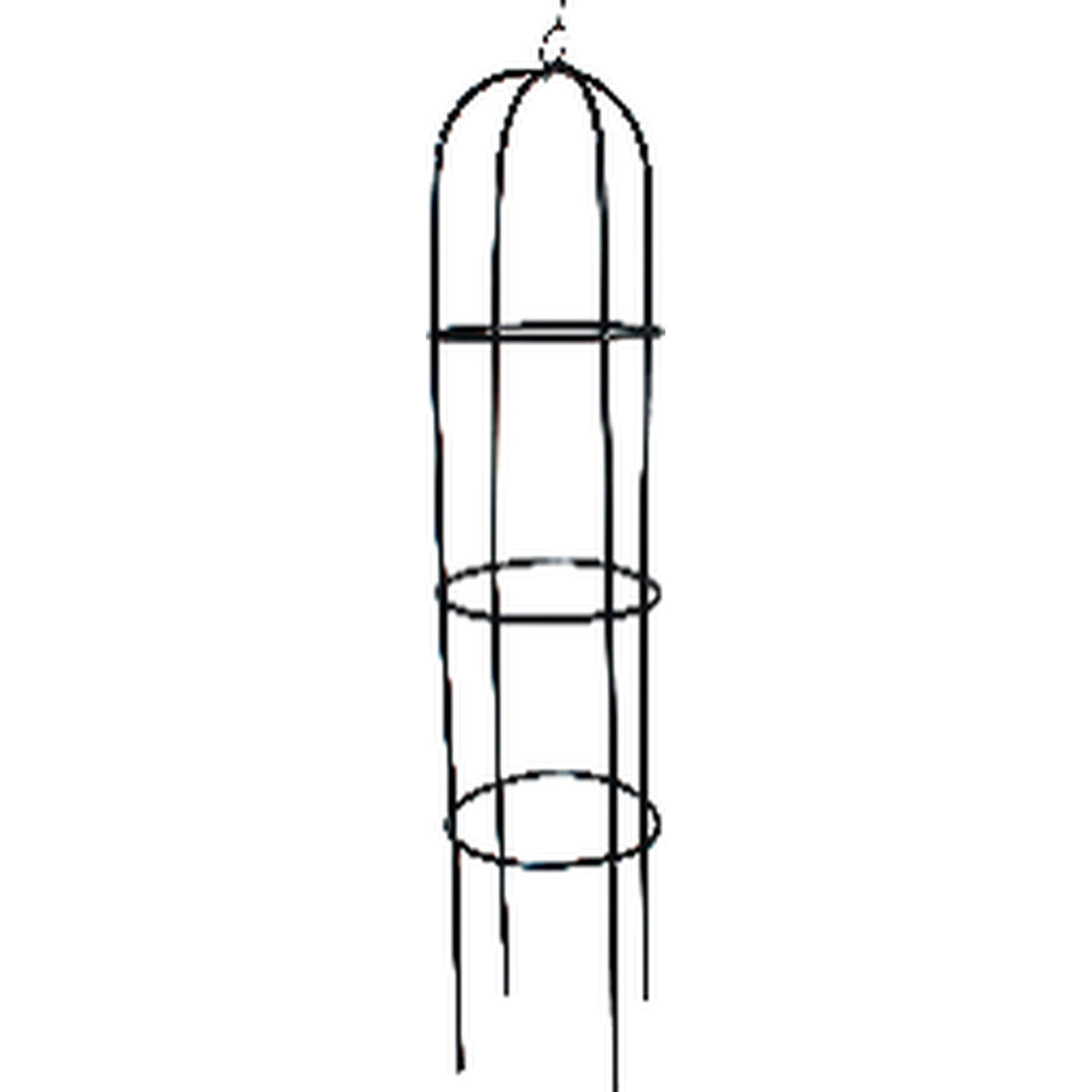 Classic Garden Obelisk - Black Image