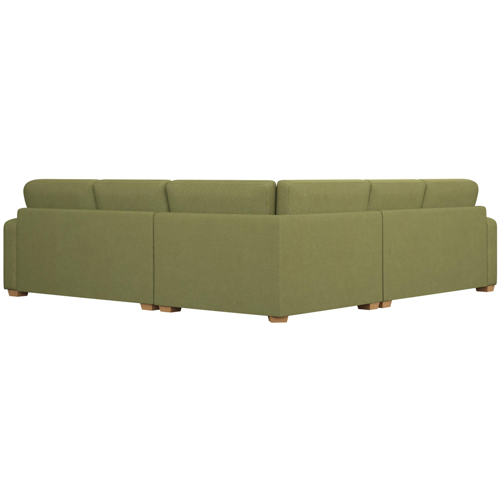Theadford 4 Seater Venice Olive Fixed Back Corner Sofa Image 4