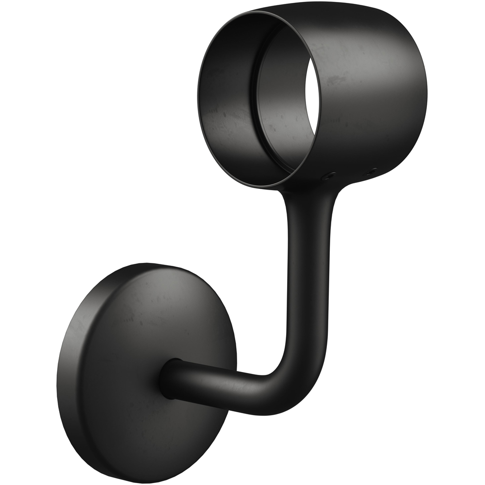 Forgeworks Matt Black Stair Hand Rail Kit 3.6m Image 3