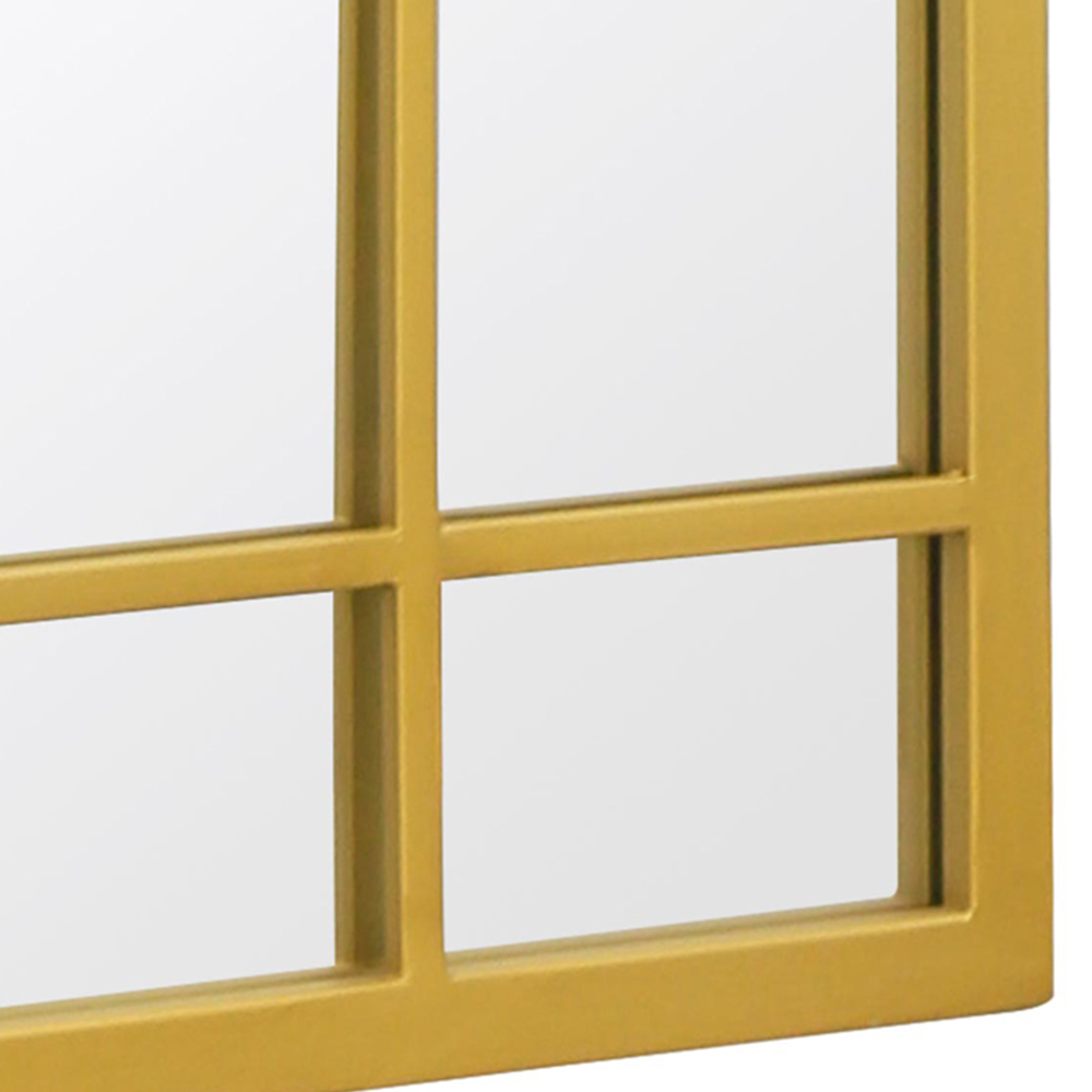 MirrorOutlet The Arcus Gold Framed Arched Garden Wall Mirror 83 x 48cm Image 6