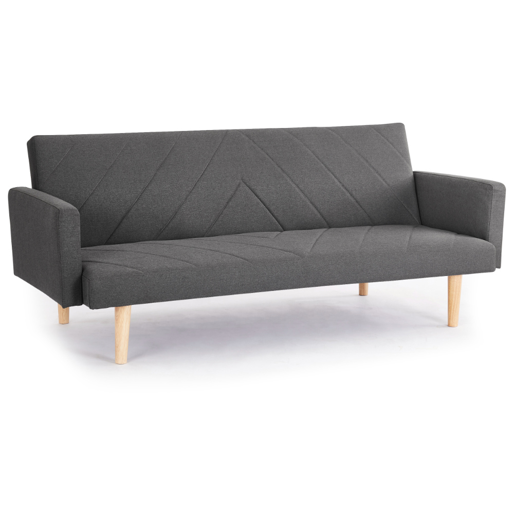 Home Detail Ryan 2 Seater Dark Grey Sofa Bed Image 2