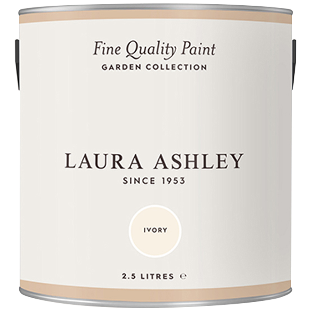 Laura Ashley Garden Collection Ivory Paint 2.5L Image 2